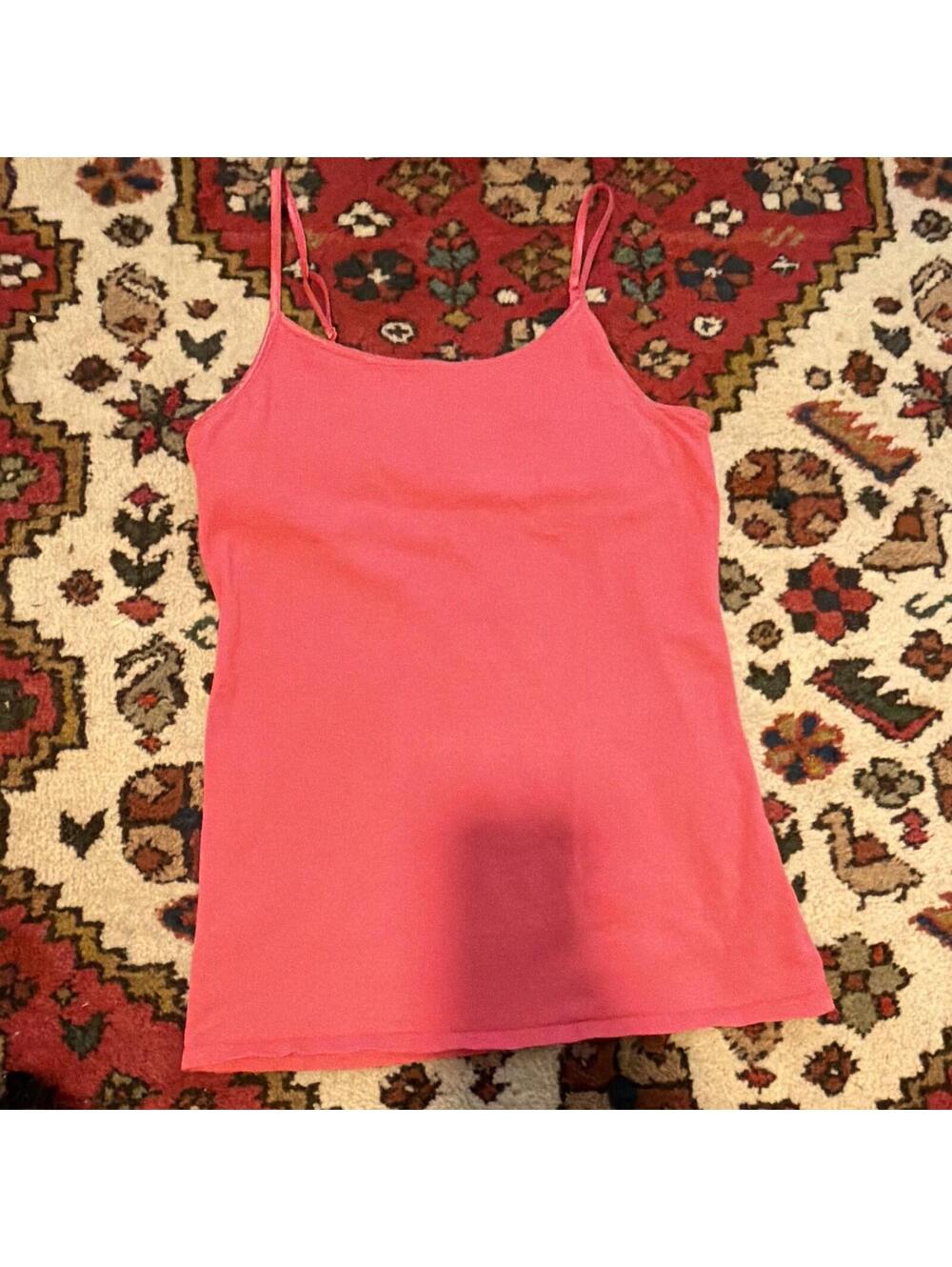 Mossimo Supply Co. Women’s Pink Cotton Jersey Camisole M Stretch